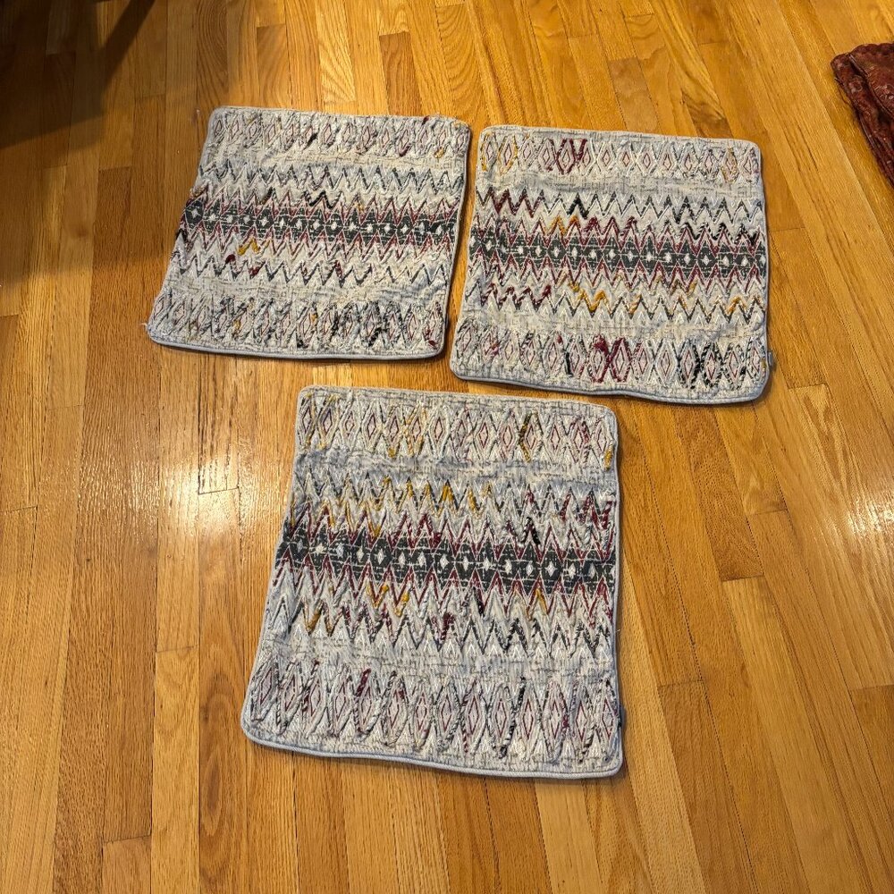Basset Pillowcase 18x18 Set of 3